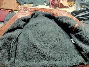 Custom 100% Genuine Satin Leather <b>Jacket</b> High Quality <b>Biker</b> Stand Collar Winter Casual Breathable Inner Viscos Lining Distressed - Product Image 3