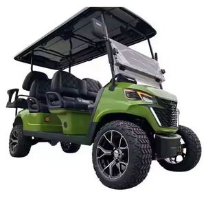 Carro de golf eléctrico de 6 plazas con descuento, 48v 72v 4x4, batería de litio, para caza, todoterreno y listo para enviar - Product Image 3