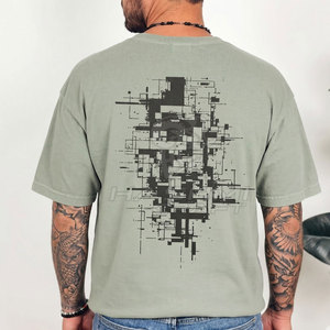 Camiseta Informal, Elegante y Cómoda, con Estampado Gráfico de Alta Calidad, Algodón Suave, Moda Diaria Premium para Hombre - Product Image 3