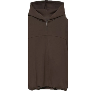 Vestido Sudadera de Felpa Personalizado para Mujer, 100% Algodón, Transpirable, Resistente al Viento, Ecológico, Diseño Repujado, Hombros Caídos - Product Image 3