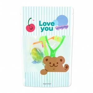 Sac cadeau Godi Bear avec fermeture éclair - Product Image 2