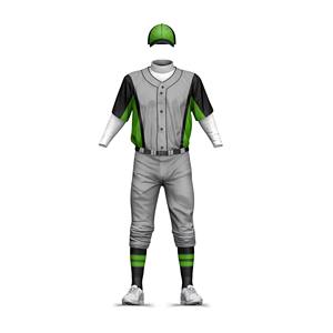 Uniforme de Béisbol Personalizado con Logotipo del Equipo, Conjuntos Deportivos Transpirables Estampados, Unisex, Talla Grande, Secado Rápido, Antibacteriano, Cuello en V, 460g - Product Image 5