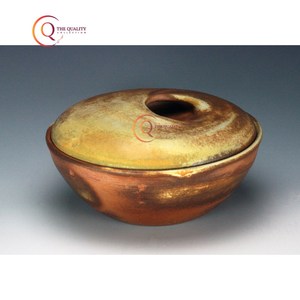 Casserole en bois de luxe faite à la main élégante et durable de conception classique boîte Chapati Roti pour la maison hôtels matériau en verre - Product Image 1