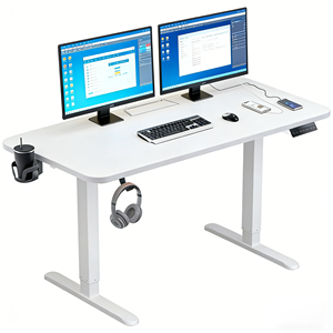 Escritorio Eléctrico Moderno <span class=keywords><strong>de</strong></span> Altura Ajustable <span class=keywords><strong>de</strong></span> 55"x24", Escritorio para Computadora, Mesa <span class=keywords><strong>de</strong></span> Oficina para el Hogar y la Oficina - Product Image 1