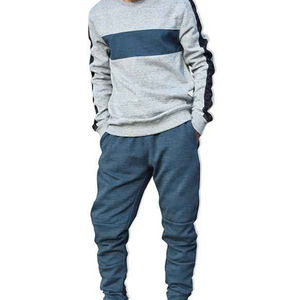 Sudadera de manga larga para hombre de alta calidad con diseño de panel Sudaderas de invierno personalizadas - Product Image 6