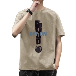 Venta al por mayor personalizado hombres Vintage peso pesado gráfico camiseta de gran tamaño liso lavado Streetwear estilos ropa de hombre - Product Image 1