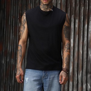 Camiseta sin mangas de primera calidad para hombre, camisa muscular informal con estilo, camisetas sin mangas de moda para gimnasio con comodidad de verano excepcional - Product Image 3