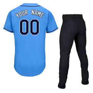 Conjunto de uniforme de béisbol OEM, camiseta y pantalones de equipo personalizados Unisex, ropa deportiva transpirable de secado rápido - Product Image 6