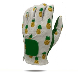 OEM servicio personalizado hombres mujeres nueva moda todo clima blanco antideslizante mejor calidad guantes de golf de cuero puro - Product Image 3