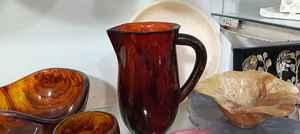 Pichet à eau en résine époxy artisanale de luxe Vaisselle moderne pour la salle à manger Servir Offrir en cadeau Décoration de la maison - Product Image 6