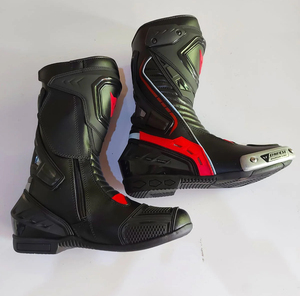 Nuevos Zapatos de Motocicleta Cómodos Hechos a Medida, Zapatos de Motocicleta de Cuero Genuino, Botas de Motocicleta Más Vendidas - Product Image 3
