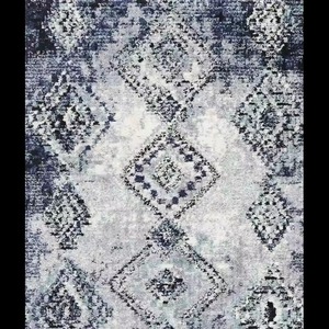 Ensemble de tapis en peluche réversible de haute qualité pour la maison et le salon antidérapant confortable avec haute visibilité et tapis imprimé. - Product Image 4