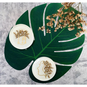 Dessous de verre acrylique coloré Design Premium tapis de table tendance élégant boisson Pad tapis de thé moderne décor à la maison accessoire - Product Image 3