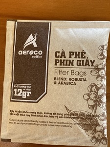 100% ชงกาแฟอาราบิก้าและโรบัสต้าจากกระดาษแท้บรรจุในถุงกรอง120ก. รสชาติหวานและน่าพึงพอใจจากธรรมชาติ - Product Image 6