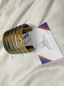 Brazalete de Latón Artwork Maestro con Cuentas Multicolores, Chapado en Oro Tradicional, Joyería Artesanal para Mujer, Accesorios para Halloween - Product Image 3