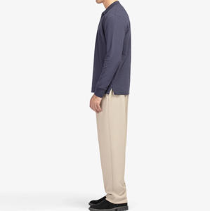 Camiseta Deportiva de Manga Corta para Hombre, Diseño Clásico con Cierre, Tela de 220 Gramos, Nueva Moda, Secado Rápido - Product Image 4