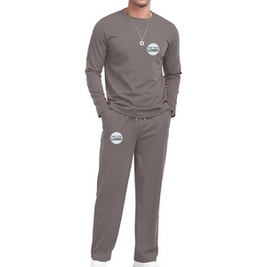 Ensemble de survêtements 2 pièces pour hommes, sweat-shirt à manches longues et pantalon, tenues de jogging décontractées - Product Image 5