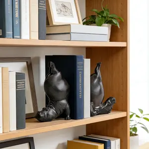 Soporte y Exhibidor de Libros Profesional de Aluminio de Alta Resistencia, Escultura Moderna Pulida, Figura Antigua - Product Image 2