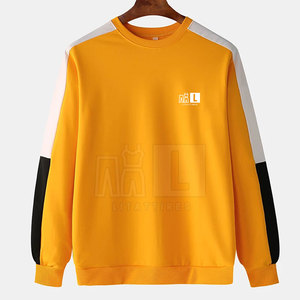 Sudaderas informales para hombre con servicio OEM superventas, mezcla básica de algodón 100% para invierno, diseño de patrón sólido hecho a medida - Product Image 1