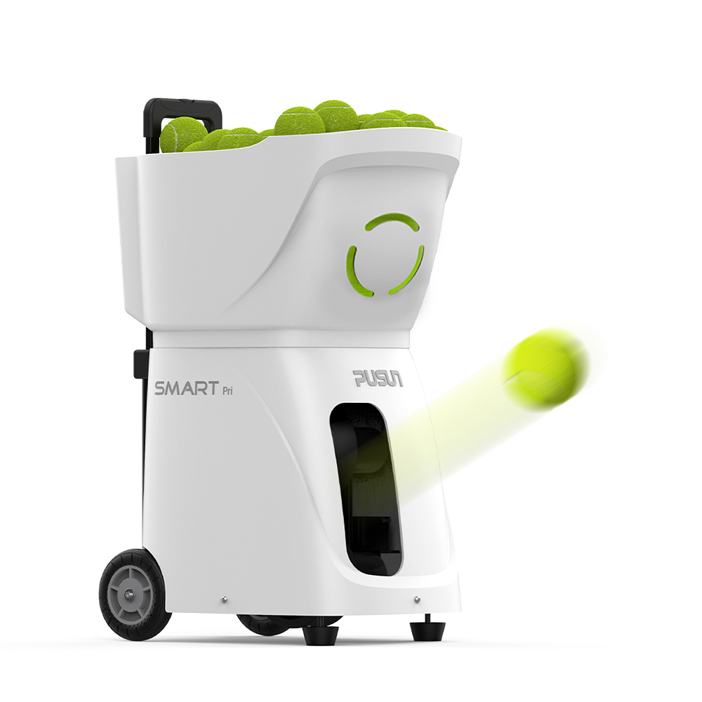 New Design PT-Smart Pri Tennis Ball Launch Machine Portable Tennis Shooting Machine with APP Control Tennis Machine for Court
