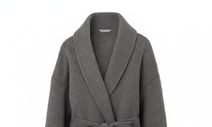 Abrigo de Invierno para Mujer, Cálido y Transpirable, 100% Lana, con Puños de Piel de Oveja Mongola, Cuello Desmontable, Tinte Liso - Product Image 3