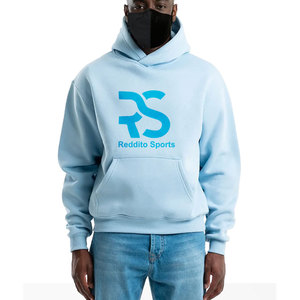 เสื้อฮู้ดดี้ผู้ชายขายดี ผ้าฟลีซเนื้อหนัก คุณภาพสูง ซิปเต็มตัว ปักลาย ขนาดใหญ่พิเศษ ผ้าฝ้าย 100% สำหรับฤดูหนาว - Product Image 1