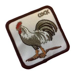 Étiquettes brodées 3D en relief, autocollantes, avec bordure surjetée, logo créatif, applique brodée pour vêtements2 - Product Image 2