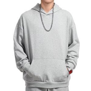 Sudaderas con capucha de peso pesado para hombre de alta calidad 100% algodón de gran tamaño en blanco logotipo personalizado 380gsm 460gsm 500gsm sudaderas con capucha de gran tamaño - Product Image 1