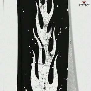 กางเกงวอร์มขาบานสำหรับผู้ชายกางเกงวอร์มขาบานเอวยางยืดแบบลำลองสำหรับผู้ชาย - Product Image 6