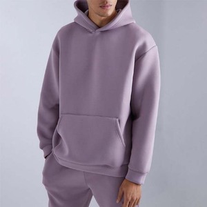 Survêtements Hommes Haute Qualité Unisexe Coton Lourd Homme Survêtement Jogger Ensemble Streetwear Surdimensionné Boxy À Capuche Sweat Pantalon Survêtement - Product Image 2