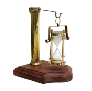 Minuteur de sable en laiton antique indien antique personnalisé artisanal sablier Design créatif maison salon et bureau décoration - Product Image 3