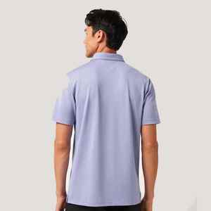 Camiseta Polo Personalizada de Lujo con Logotipo Personalizado OEM, Camiseta Polo de Golf de Algodón y Poliéster de Alta Calidad que Absorbe la Humedad para Hombre - Product Image 3