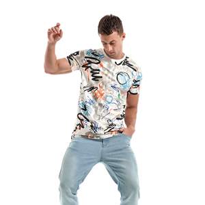 T-shirts de sublimation en gros, t-shirt, t-shirt 100% polyester, sublimation, design personnalisé, t-shirts pour hommes - Product Image 3