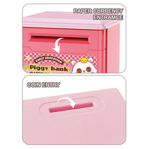 Mini Caja de Ahorros de Plástico con Forma de Cajero Automático, Juguete para Niños, Juego de Imitación, Juguetes Bancarios Educativos para Niños en Edad Preescolar - Product Image 5