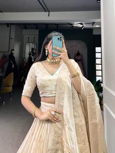 Brillo de calidad superior con trabajo manual Lehenga Choli Fabricante y proveedor de Surat a precio mayorista - Product Image 5