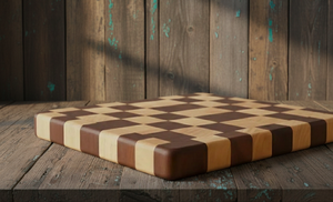 Bloc à découper en bois de haute qualité, fait à la main, écologique, durable, avec poignée, taille personnalisable pour la viande et les légumes à bas prix - Product Image 6