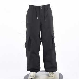 Baggy Ski Pantalon de neige personnalisé en gros pour hommes Pantalon de ski de snowboard d'hiver imperméable et respirant avec poches zippées Pantalon - Product Image 1