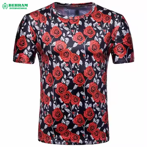 T-shirt pour homme en coton/bambou de haute qualité, coupe ample, manches confortables, grande taille, séchage rapide, meilleur prix, fournisseur direct d'usine - Product Image 3
