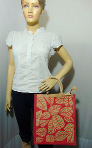 Bolsas de compras de yute reutilizables ecológicas duraderas, tela con diseño de logotipo personalizado, cierre de cremallera, Asa de hombro, uso multiusos empaquetado - Product Image 5