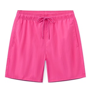 Shorts de bain décontractés pour hommes, shorts cargo, respirants, imperméables, écologiques, sport, couleur unie, taille élastique, vêtements de plage - Product Image 5