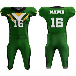 Maillots de football américain personnalisés Namissm Interprize, sublimation, manches courtes, 100% polyester, respirant, unisexe, adulte - Product Image 4