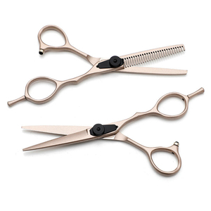 Juego de Tijeras de Peluquería de Diferentes Formas, Tijeras de Peluquería Profesionales de Acero Inoxidable para Cortar y Entresacar Cabello - Product Image 5