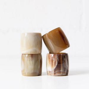 Antique Round Napkin Rings Natural Buffalo Horn Black Color for Wedding and <b>Party</b> Table <b>Decoration</b> Natural Color from f s i - Product Image 6