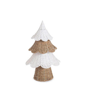 Árbol de Navidad Tejido de Estilo Escandinavo, Decoración Festiva Hecha a Mano para el Hogar, Material Sostenible de Vietnam - Product Image 2