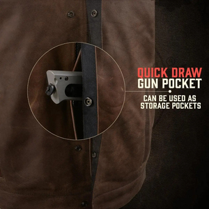 Chaleco de Cuero Genuino para Hombre, Cuello Camisero, Cierre de Botones, Color Sólido, Largo Regular, Ropa Exterior Casual de Otoño - Product Image 2