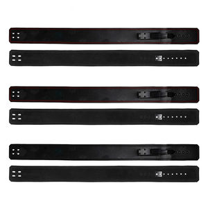 Ceinture de dynamophilie en cuir de vachette de haute qualité pour l'haltérophilie large de gymnastique de fitness avec boucle à levier solide - Product Image 2