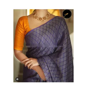 Best Price on Latest Ladies Saree Pure Handloom Silk Saree Best Quality Silk Saree Supplier