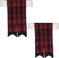 Onstyle OS-8888 Durables Jarretières de Kilt Écossais en Tartan Traditionnel, Paire Assortie, Couleur Personnalisée