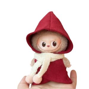 Weihnachtsmantel Cape Puppenkleidung für Labubu 4.0 <span class=keywords><strong>Mini</strong></span> Pin für <span class=keywords><strong>Love</strong></span> Serie Passend für <span class=keywords><strong>10cm</strong></span> Puppe Originaldesign Großhandel - Product Image 5