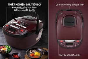 Nồi cơm điện thông minh 1.8L cao cấp, thiết kế mới, tùy chỉnh hoàn toàn, giá sỉ, in logo, sản xuất tại Việt Nam - Product Image 4